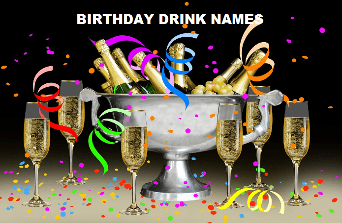 30th birthday drink names