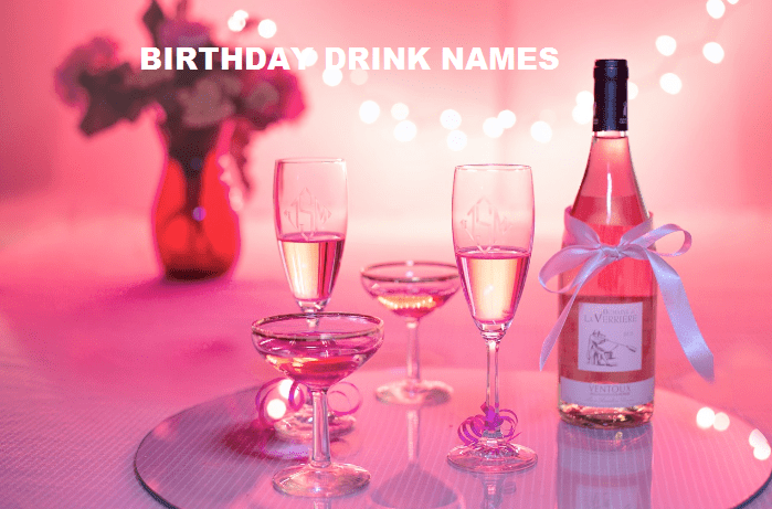 30th birthday drink names