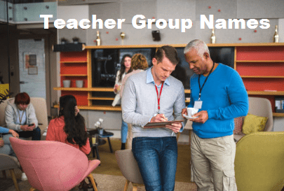 funny teacher group names