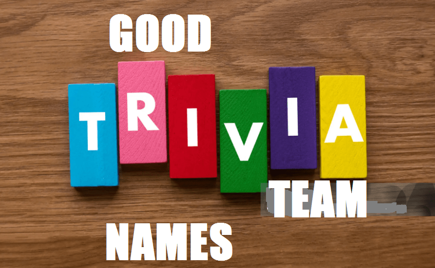 inappropriate Trivia team names