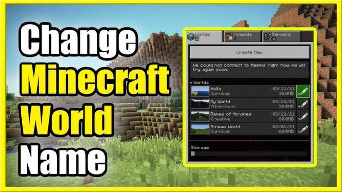 Examples of Great Minecraft World Names