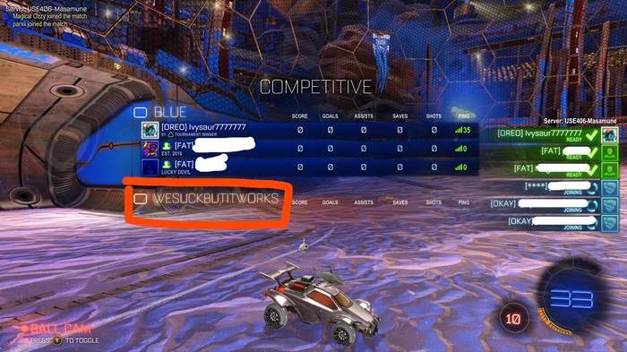 Why a Funny Rocket League Team Name Matters