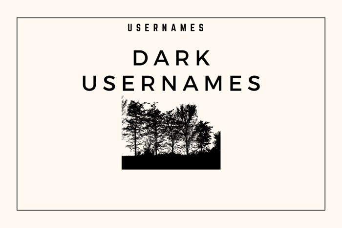 Dos and Donts for Dark Usernames