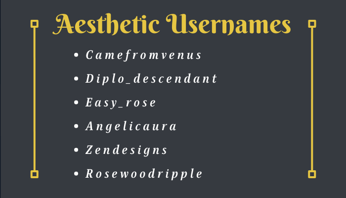 Dos and Donts for Soft Aesthetic Usernames